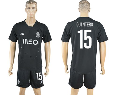 Oporto #15 Quintero Away Soccer Club Jersey